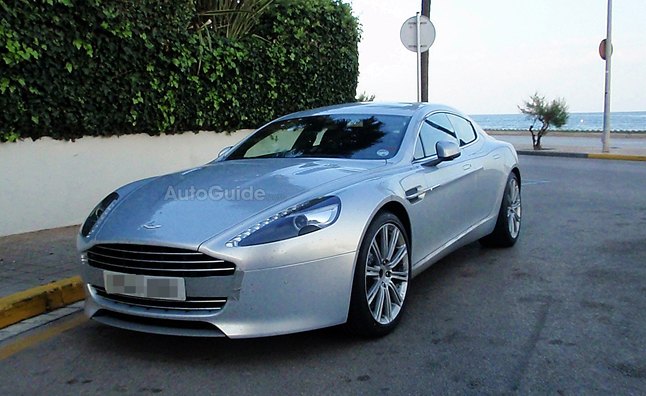 Aston Martin Rapide Facelift Spied Without Camo