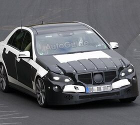 Facelifted Mercedes E63 AMG Spied With Heavy Camo