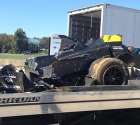 Nissan Delta Wing Crashes During Petit Le Mans Testing