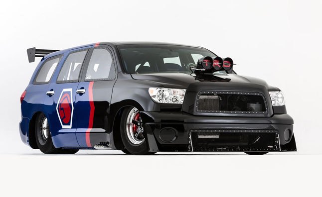 Wild Toyota SEMA Cars Include Sequoia Drag Racer, Widebody Camry