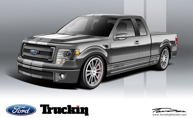 ford f series trucks tricked out for sema
