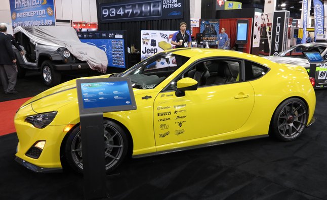 FR-S Times Seven in the Scion Booth: 2012 SEMA Show