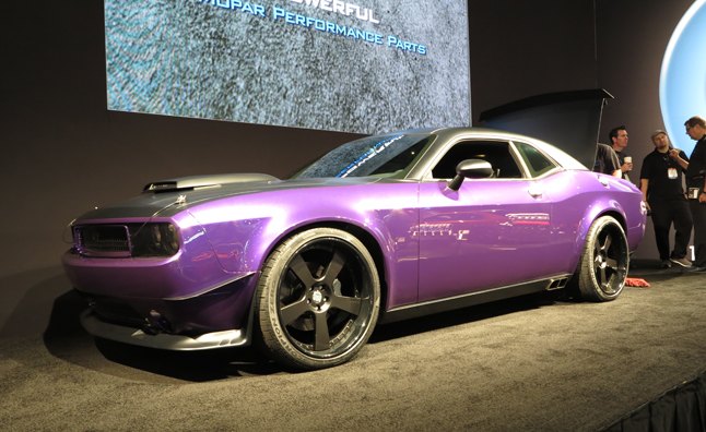 Purple Dodge Challenger SRT is Nothing to Laugh at: 2012 SEMA Show