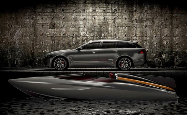 Jaguar Concept Speedboat Complements XF Sportbrake