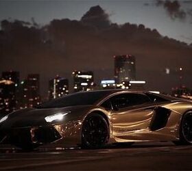 Gold Wrapped Lamborghini Aventador Stars in Video