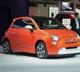 Fiat 500e is Orange, White, Electric: 2012 LA Auto Show