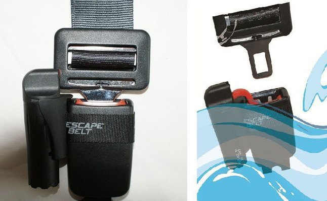 escape belt is the seat belt that hates getting wet