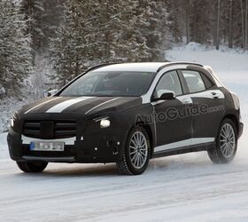 2014 Mercedes GLA Spied During Cold Weather Testing