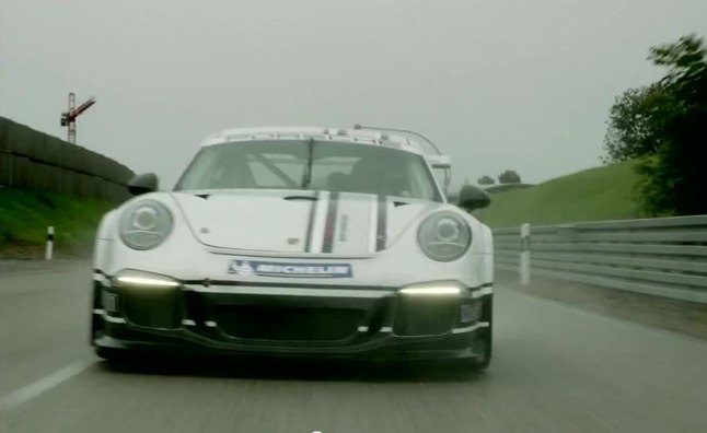 2013 Porsche 911 GT3 Cup Race Car Teased in Video