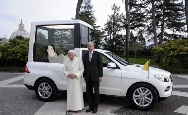 2013 Mercedes M-Class is the Latest Pope Mobile