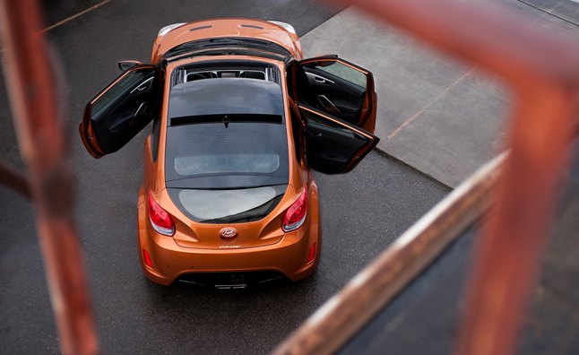 2012 Hyundai Veloster Recalled for Shattering Sunroof, Faulty Parking Brake