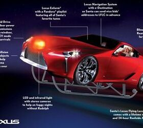 Lexus Flying Luxury Cruiser is an LF-LC Made for Santa