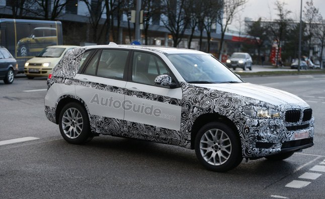 2014 bmw x5 spied testing with least camo ever