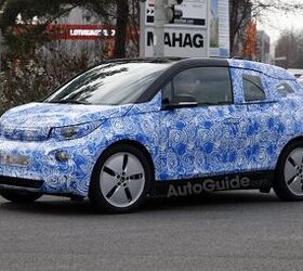 bmw i3 spy photos show production headlights