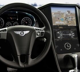 QNX Previews Tesla-Sized Touch Screen in a Bentley: 2013 CES