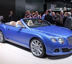 bentley continental gt speed convertible is a blue blooded beauty 2013 detroit auto