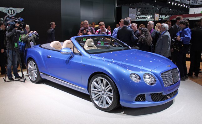 Bentley Continental GT Speed Convertible is a Blue Blooded Beauty: 2013 Detroit Auto Show