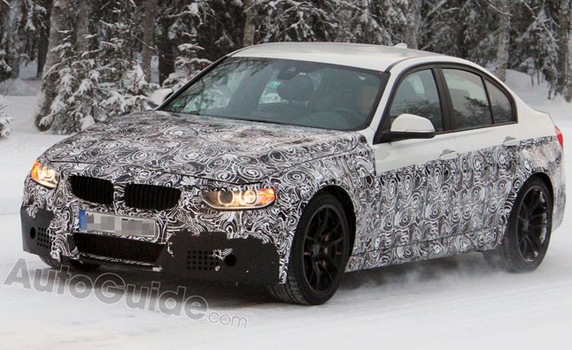 2014 BMW M3 Spied Testing With Bigger Brakes, Spoiler