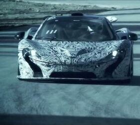 McLaren P1 Spits Flames in Test Track Video