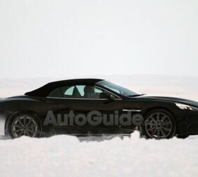 Aston Martin Vanquish Volante Spied Testing in the Snow