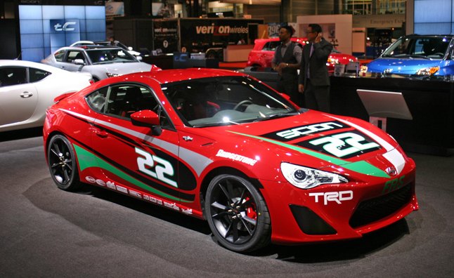 scion fr s pro celebrity race car unveiled at 2013 chicago auto show