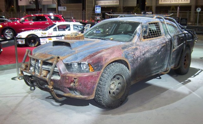 defiance dodge charger is a post apocalyptic crime fighting machine