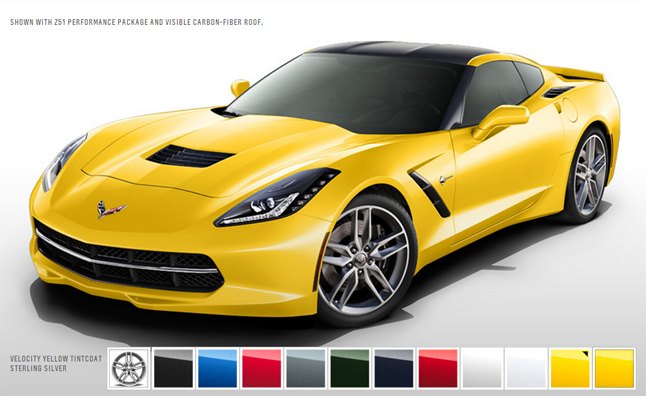 Chevrolet Corvette Stingray Color Configurator Online