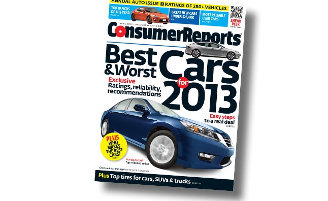 Imports Sweep Consumer Reports 2013 'Top Picks'