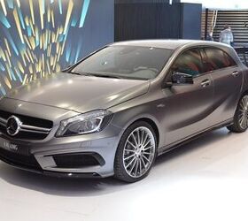 mercedes a45 amg photos live from the geneva motor show
