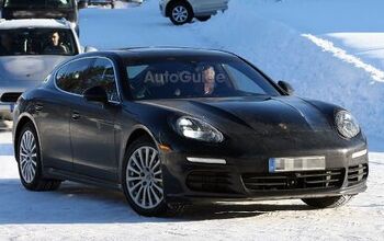 2014 Porsche Panamera Update Spied Testing in the Snow