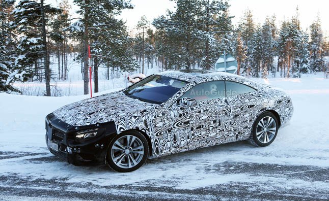 2015 mercedes s class coupe spied winter testing