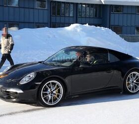2014 Porsche 911 Targa Spied Catching Some Sun