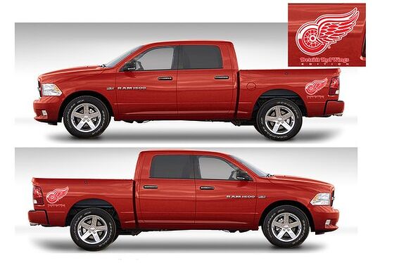 Red Wing Vehicles Ram Truck Is The Official Truck Of The Detroit Red Wings | AutoGuide.com