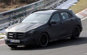Mercedes GLA 45 AMG Spied Lapping the 'Ring'