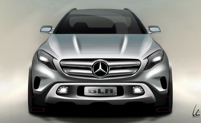Mercedes GLA First Official Sketch Released