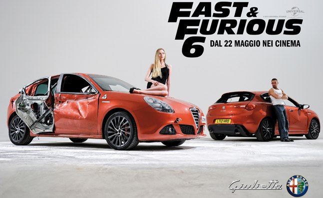 Alfa Romeo Giulietta Uses Fast & Furious 6 in Ads