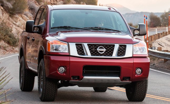 Since introduction, the powerful full-size Nissan Titan has established a reputation as a rugged, reliable, spirited choice for active truck buyers. It offers a range of innovations, including the first-in-class Utili-tracko cargo-carrying system, available durable spray-on bedliner, lockable bedside storage compartment, Wide-Open rear doors (King Cab) and the longest Crew Cab bed in class*. For…
