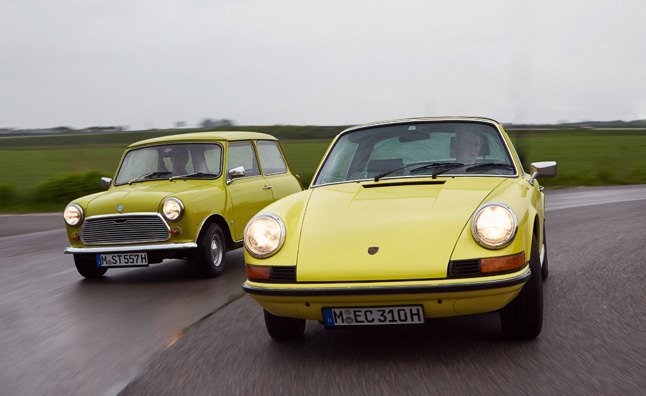 MINI Congratulates Porsche 911 on Its 50th Birthday - Mega Gallery