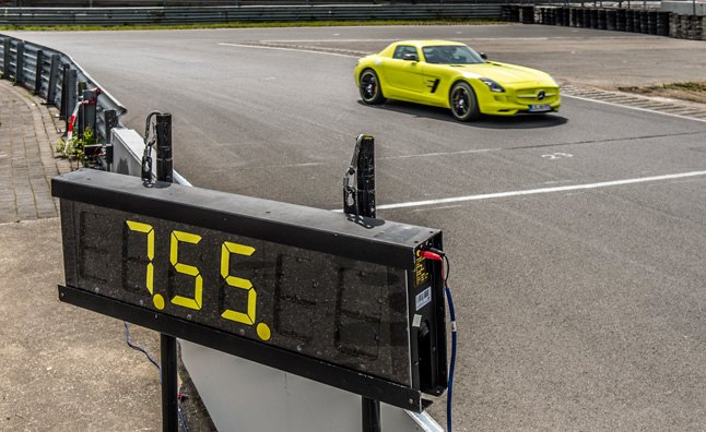Mercedes SLS AMG Electric Drive Sets EV Nurburgring Record