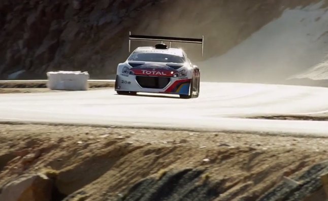 Peugeot 208 Race Car Testing at Pikes Peak – Video