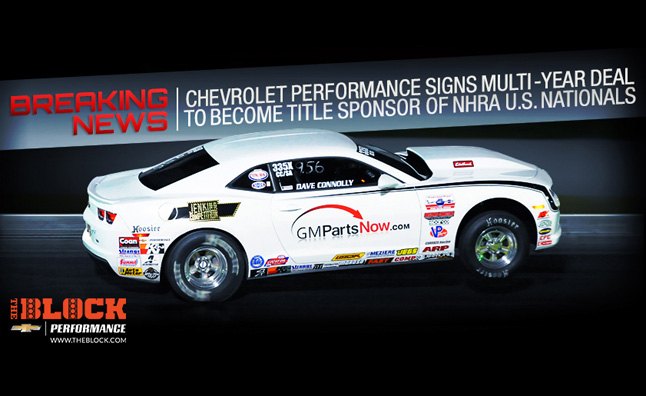 Chevrolet Performance Announces U.S. Nationals Sponsorship