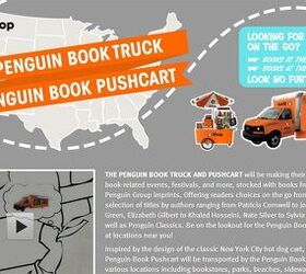 Penguin Book Truck is a Mobile Bookstore