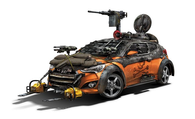 Hyundai Veloster Zombie Survival Machine Debuts at SDCC