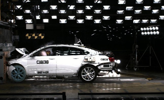 2014 chevy impala scores five star crash rating