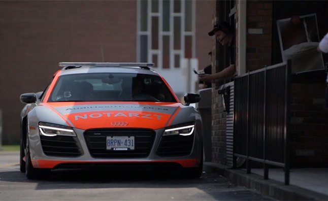 audi out of warranty customers get surprise ride in r8