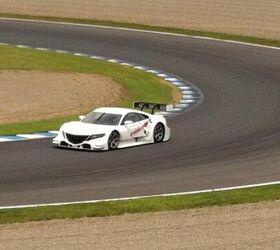 Acura NSX GT Race Car Spied Testing