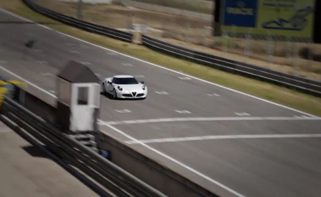 Alfa Romeo 4C Hits the Track in New Video