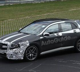 Mercedes GLA 45 AMG Spied Testing at the Nrburgring