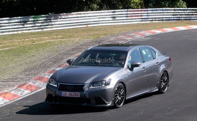 2015 lexus gs f spied nurburgring testing