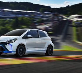 Toyota Yaris Hybrid R Concept Hits the Track at Spa